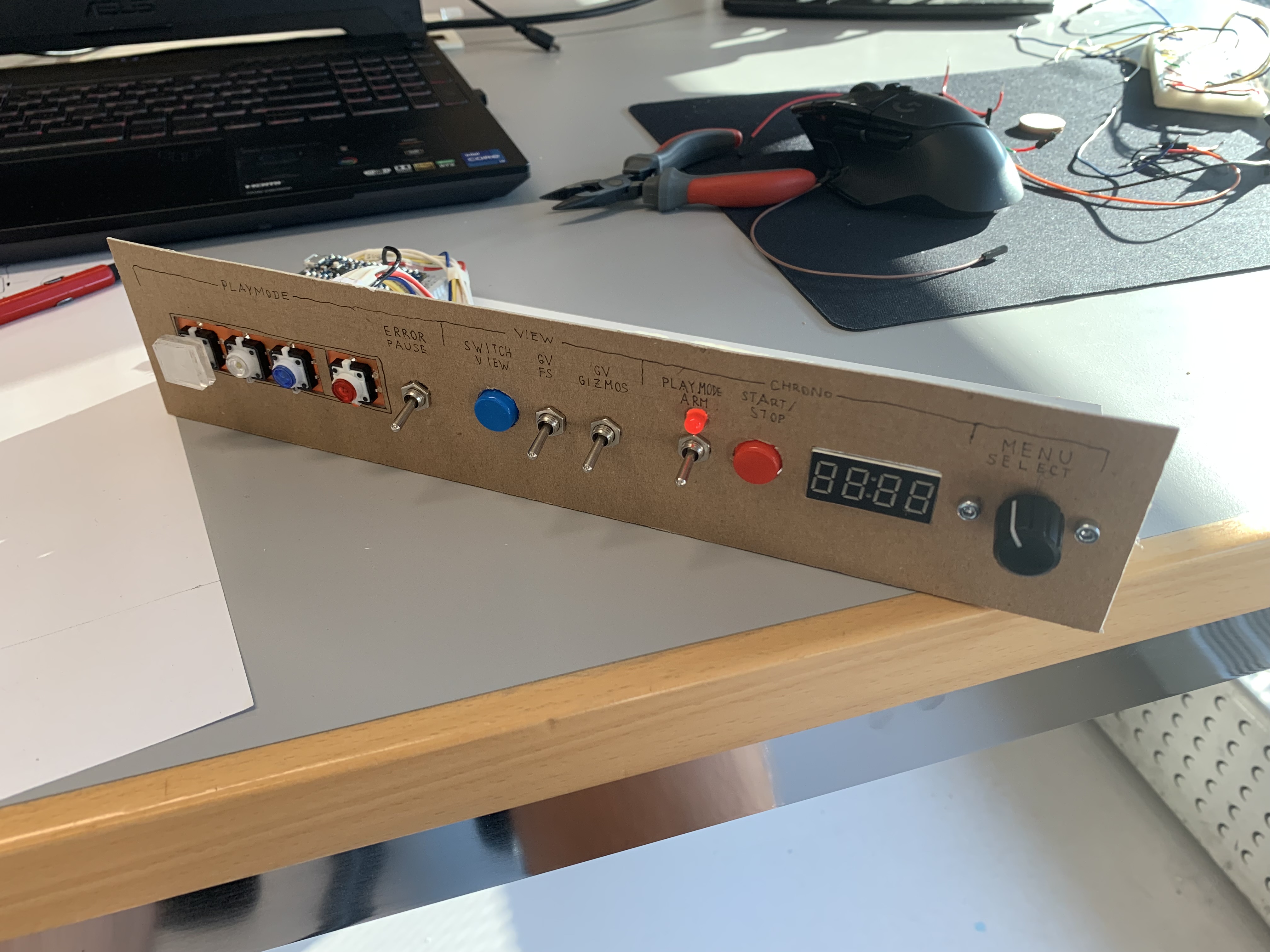 Front panel prototype