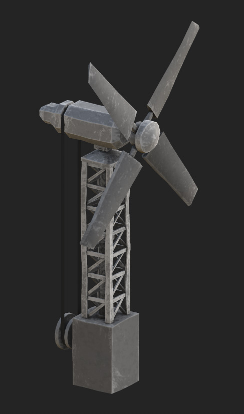 Textured Wind Turbine